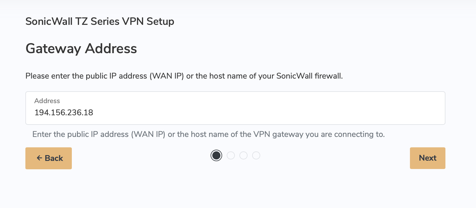 Configure VPN for a SonicWall NextGeneration Firewall VPN Tracker Blog