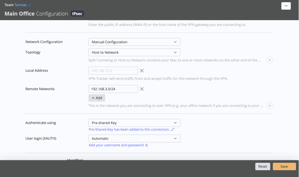 update the vpn remotely and seamlessly roll out changes to users