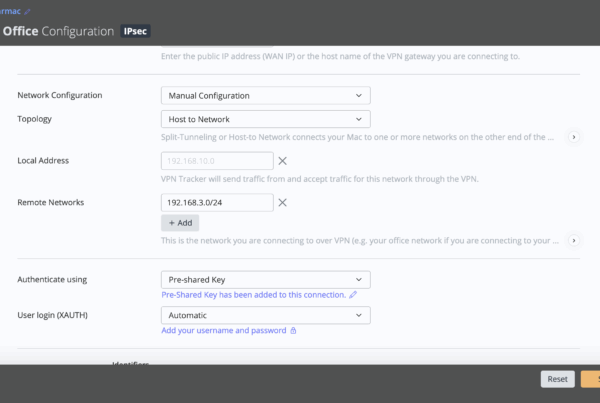 update the vpn remotely and seamlessly roll out changes to users