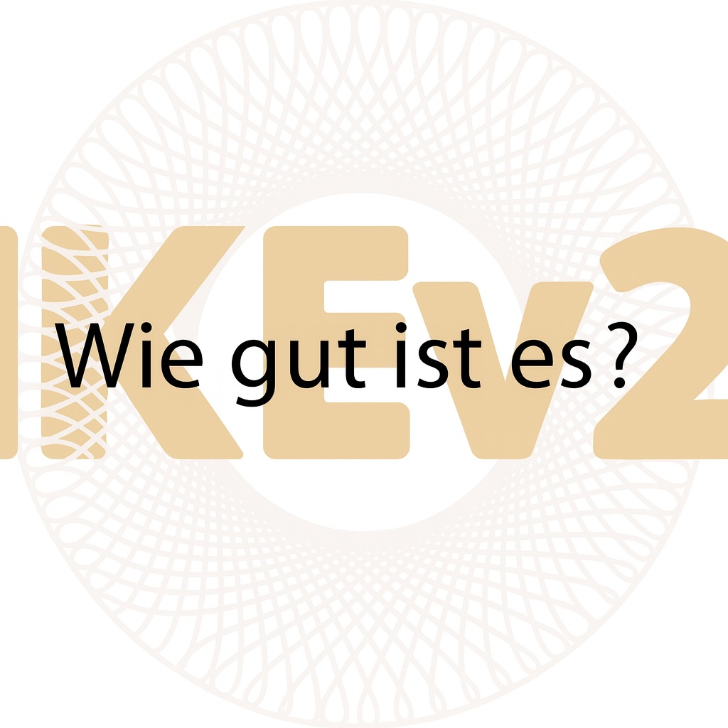 Grafik mit dem Schriftzug IKEv2 und der Frage ‘Wie gut ist es?’ – visualisiert mit goldener Schrift und einem dekorativen Hintergrundmuster, passend zum Thema IKEv2 VPN