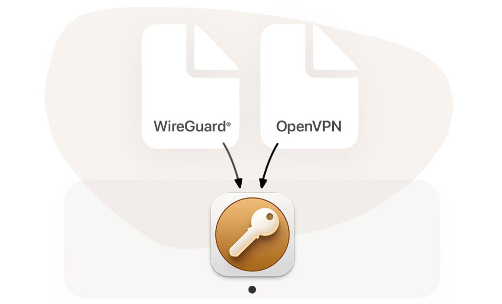 VPN Tracker VPN client for Mac includes an easy importer for WireGuard and OpenVPN connections