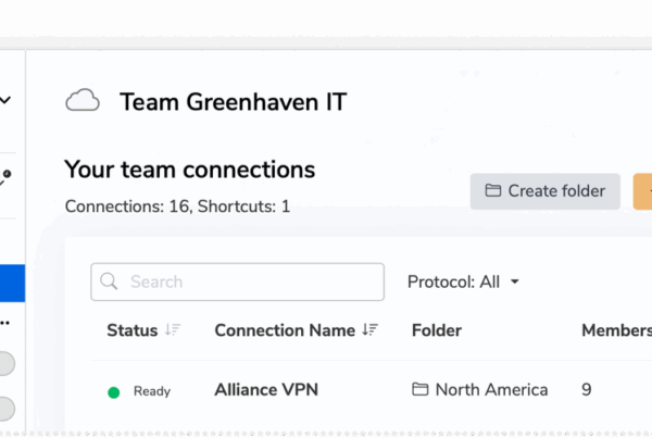 VPN client for Mac with professional team features