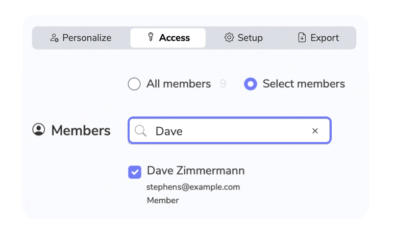 Share individualised WireGuard VPN connections with team members