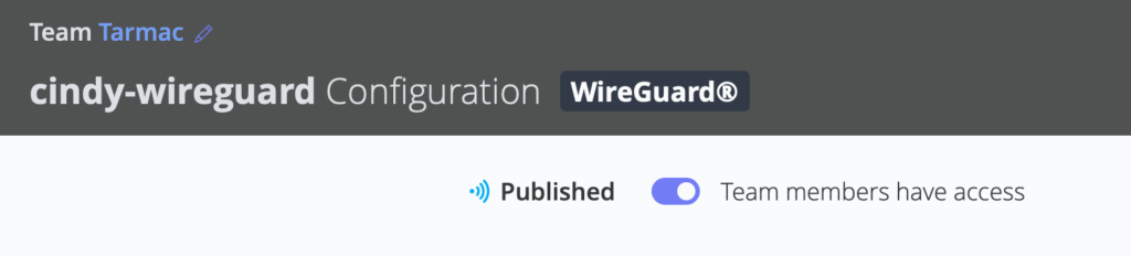 Migrate to WireGuard VPN: publish new WireGuard connections for your team