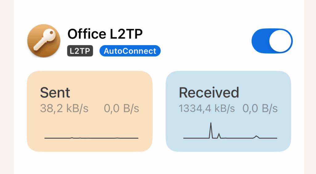 connect to l2tp vpn on iOS in VPN Tracker for iPhone and iPad