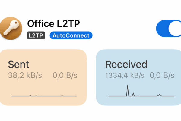 connect to l2tp vpn on iOS in VPN Tracker for iPhone and iPad