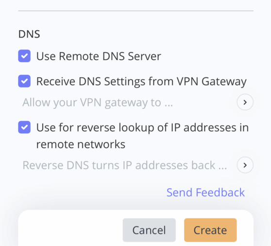Neue Verbindung erstellen und mit L2TP VPN auf iOS verbinden