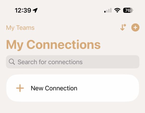 Neue Verbindung in VPN Tracker für iOS anlegen
