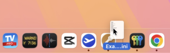 import a LANCOM .ini connection file into VPN Tracker